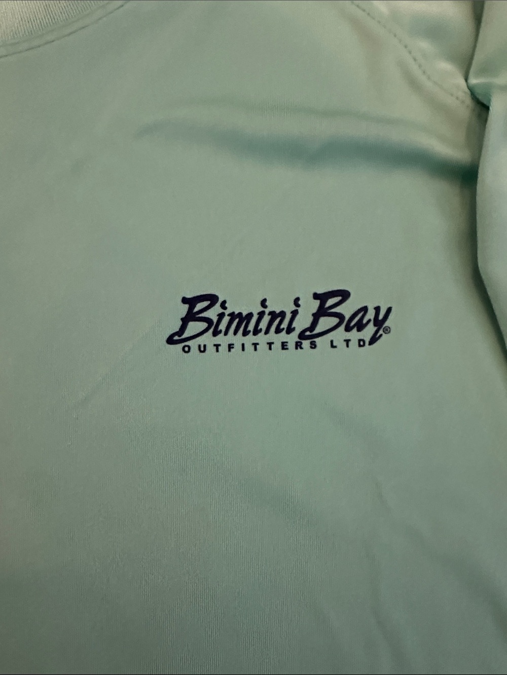 Bimini Bay Outfitters Men's Long Sleeve Performance Tee - Seafoam - Picture 3 of 5